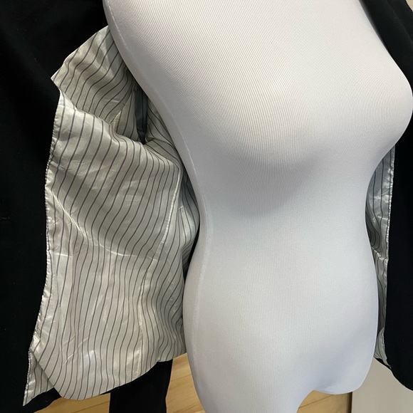 Jersey knit Blazer with faux suede elbow patches and silk lining Size M - Picture 5 of 7